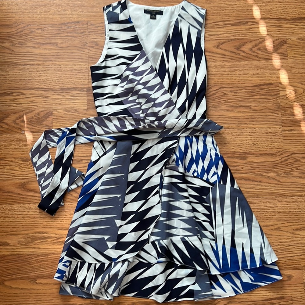 Banana Republic flare sleeveless dress with belt